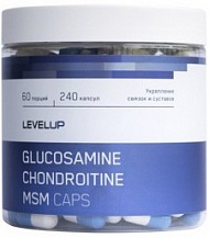 Level Up Glucosamine Chondroitin MSM Caps (240 caps)
