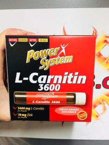 Power System L-Carnitin 3600 (20 шт по 25 мл)