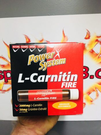 Power System L-Carnitin Fire 3000 (20 шт по 25 мл)