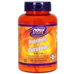 NOW Sports Arginine & Citrulline 500/250 (120 veg caps)