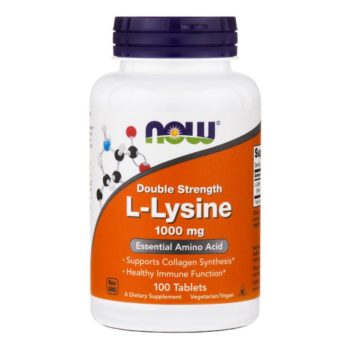 NOW L-Lysine 1000 mg (100 tabs)