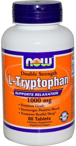 NOW L-Tryptophan 1000 mg (60 tabs)