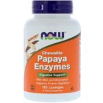 NOW Papaya Enzymes (180 lozenges)