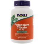 NOW Potassium Citrate 99 mg (180 caps)