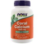 NOW Coral Calcium 1000 mg (100 veg caps)