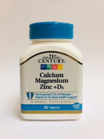 21st Century Calcium Magnesium Zink + D3 (90 таб.)