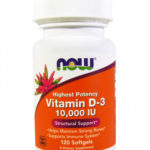 Now Foods Vitamin D3 10000 IU (120 кап.)