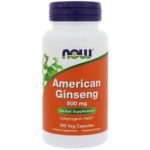 NOW Foods American Ginseng 500 mg (100 кап.)