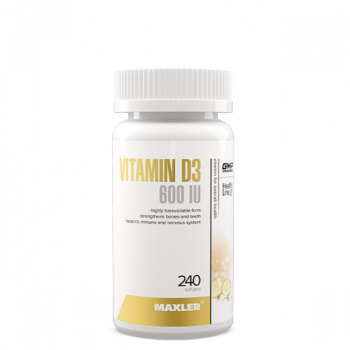Maxler Vitamin D3 600 IU (240 sgels)