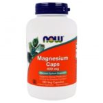 NOW Magnesium Caps 400 mg (180 veg caps)