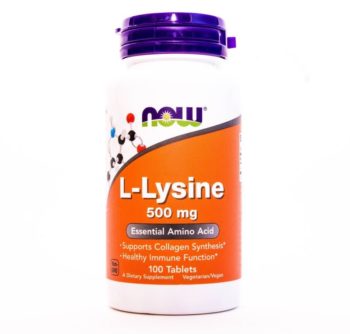 NOW L-Lysine 500 mg (100 tabs)