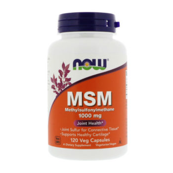 NOW MSM 1000 mg (120 veg caps)