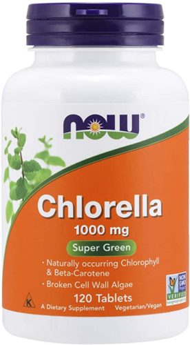 NOW Foods Chlorella 1000 mg (120 таб.)
