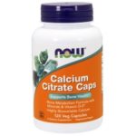 NOW Calcium Citrate Caps (120 veg caps)