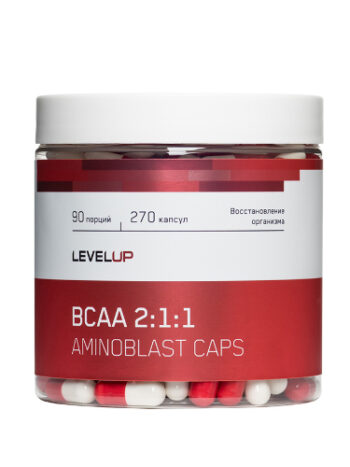 Level Up AminoBlast BCAA 2:1:1 Caps (270 caps)