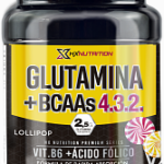 HX Nutrition Premium «Глутамин + БЦАА`с 4.3.2» («Glutamine + BCAA`s 4.3.2») 500 г. (Леденец)