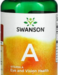 Swanson Vitamin A 10000 IU (250 sgels)