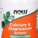NOW Calcium & Magnesium Softgels with Vitamin D3 & Zinc (120 sgels)