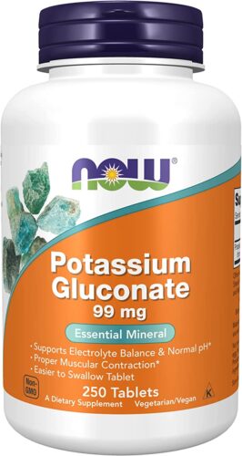 NOW Potassium Gluconate 99 mg (250 tabs)
