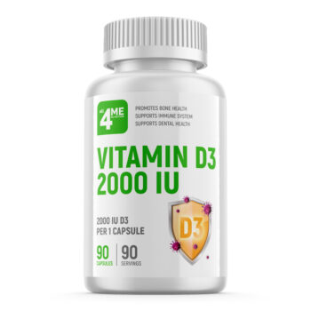 4Me Nutrition Vitamin D3 2000 IU (90 caps)