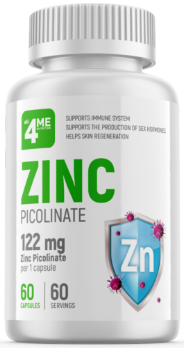 4Me Nutrition Zinc Picolinate 122 mg (60 caps)