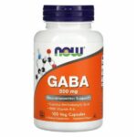 NOW Foods GABA 500 mg (100 veg caps)