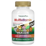 NaturesPlus Animal Parade Gold Multivitamin (120 жевательных таблеток)