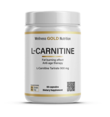 Wellness Gold Nutrition L-Carnitine 900 (60 кап)