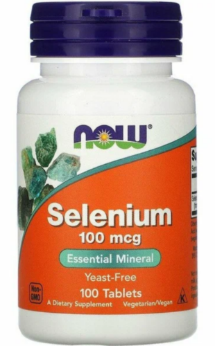 NOW Selenium 100 mcg (100 tabs)