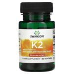 Swanson Vitamin K2 50mcg (30 кап)