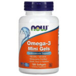 NOW Omega-3 Mini Gels (180 sgels)