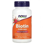 NOW Biotin 5000 mcg (60 кап)