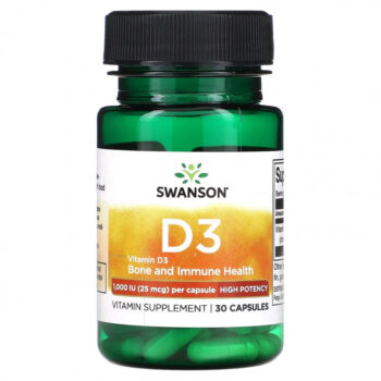 Swanson Vitamin D3 1.000IU (30 кап)
