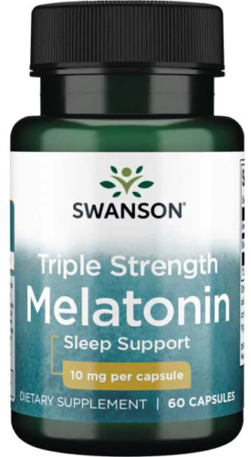 Swanson Ultra Triple Strength Melatonin 10mg (60 кап)