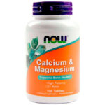 NOW Calcium & Magnesium 500/250mg (100 таб)