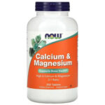 NOW Calcium & Magnesium 500/250mg (250 таб)