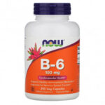 NOW Vitamin B-6 100mg (250 vcaps)